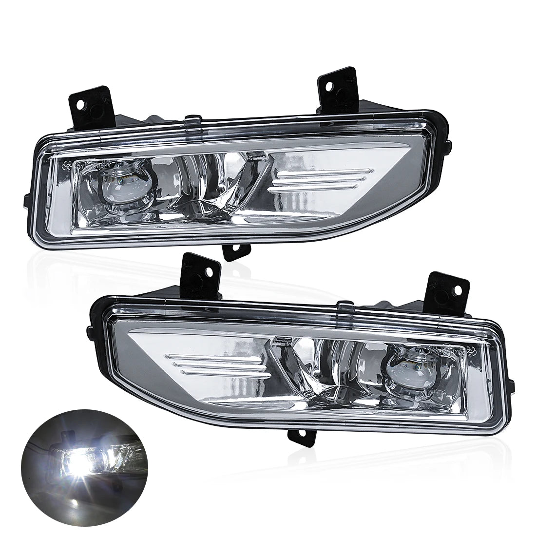 LED Fog lamp Daytime Running Light DRL For Nissan Sentra 2020 Xtrail Rogue Kicks 2017 2018 2019 2020 Qashqai 2019 2020 Headlight