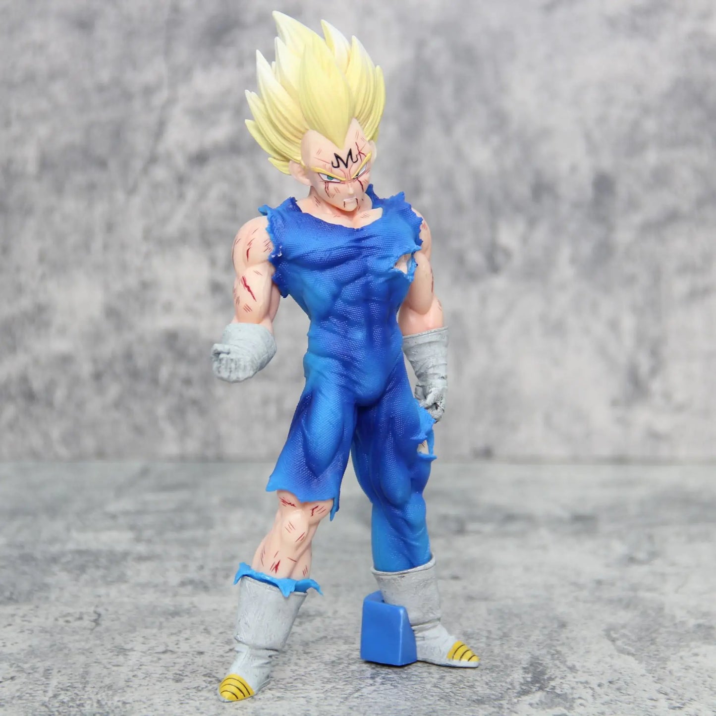 8" Anime Dragon Ball Vegeta Action Battle Damage Statue Anime Figurine PVC Model