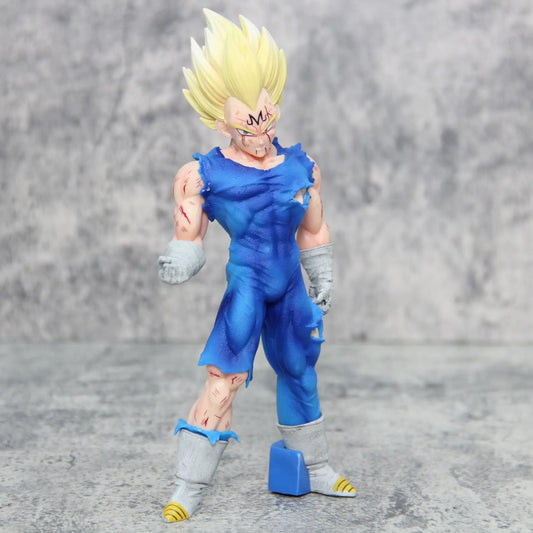 8" Anime Dragon Ball Vegeta Action Battle Damage Statue Anime Figurine PVC Model