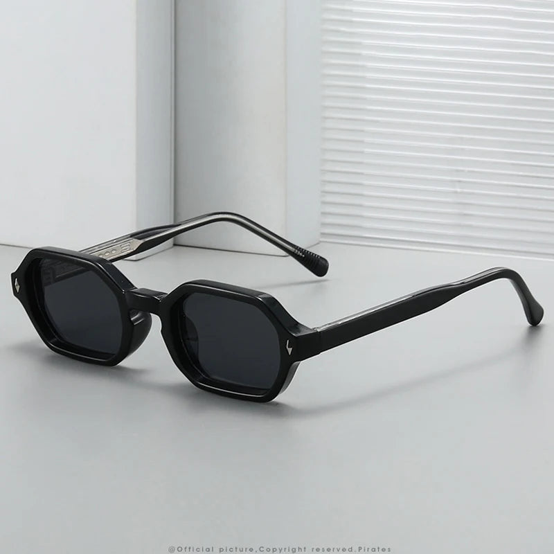 JNPCXI New Fashion Square Punk Sunglasses Men Women Luxury Brand Design Popular Gradient Sun Glasses Travel Eyewear