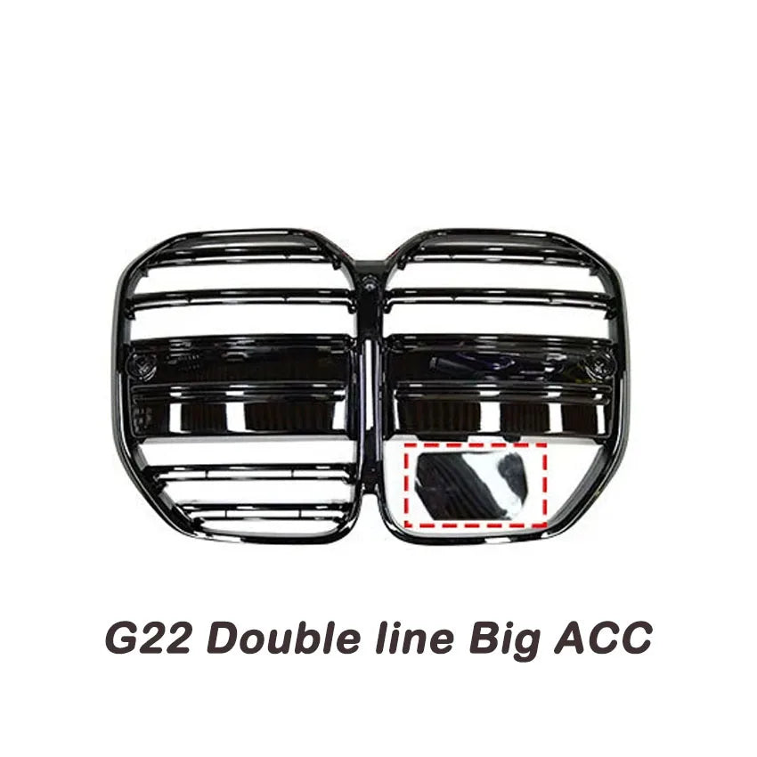 ACC Auto Racing Grid For BMW 4 Series G22 G23 Coupe 2 Doors 425i 430i M440i 2021-2024 Car Front Bumper Grille CS Style Black