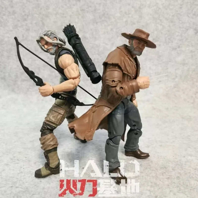 Original Hasbro Marvel Legends Series Logan and Hawkeye Anime Figure Model Collection Toy
