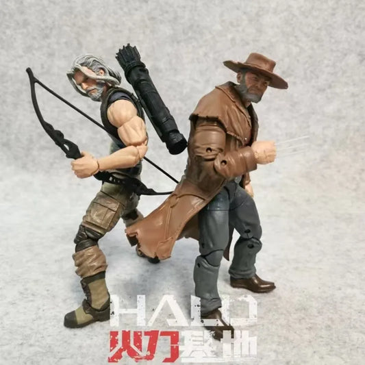 Original Hasbro Marvel Legends Series Logan and Hawkeye Anime Figure Model Collection Toy