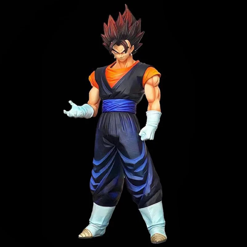 32cm Dragon Ball Z Vegetto Figure Super Saiyan Goku Vegeta Potara Action Figures PVC Collection Model Toys for Children Gift