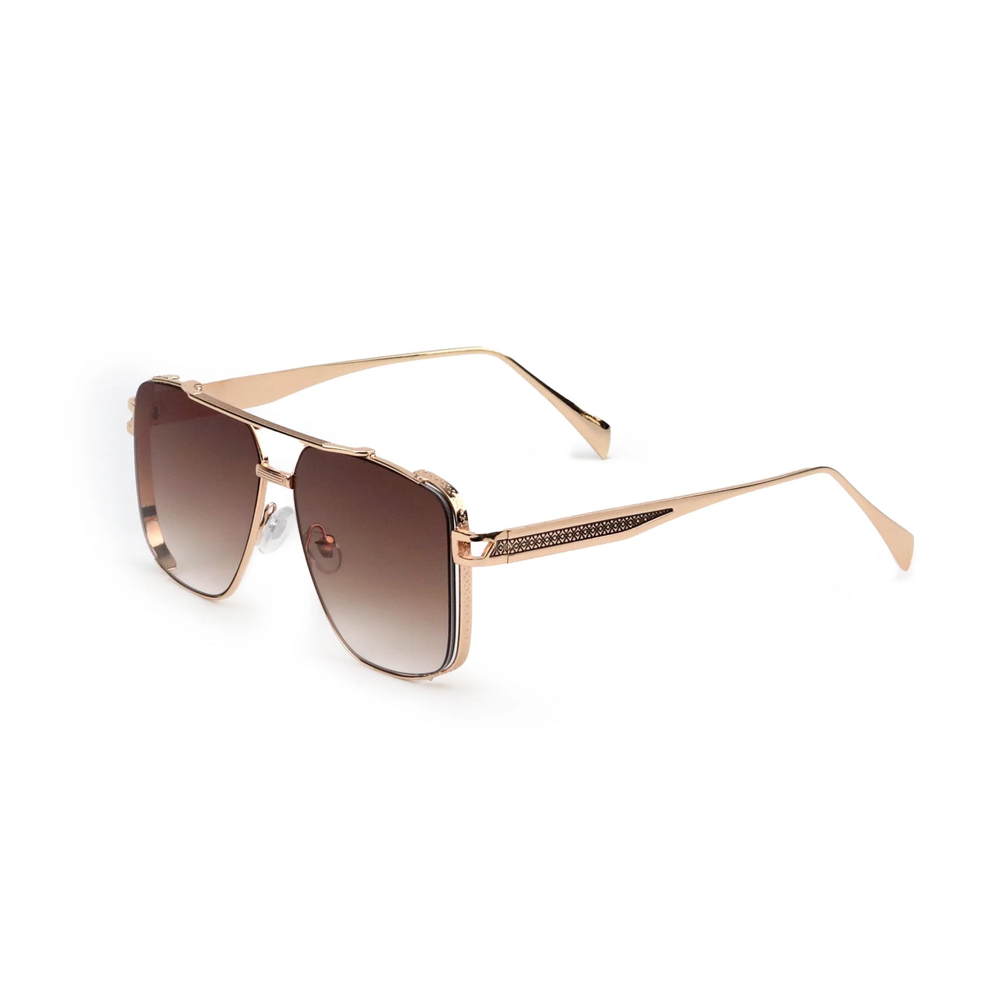 Caterside New Gradient Square Metal Frame Men's Sunglasses Fashion Vintage Women Sun Glasses UV400 Driving Fishing The Best Gift
