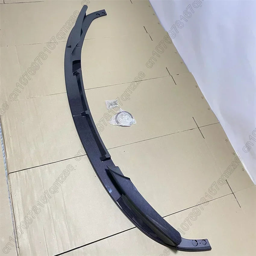 For BMW 3 Series F30 F31 M Sport 2012-2018 Black Car Front Bumper Spoiler Lip Splitter Body Kit Bumper Lip Chin Diffuser Guard