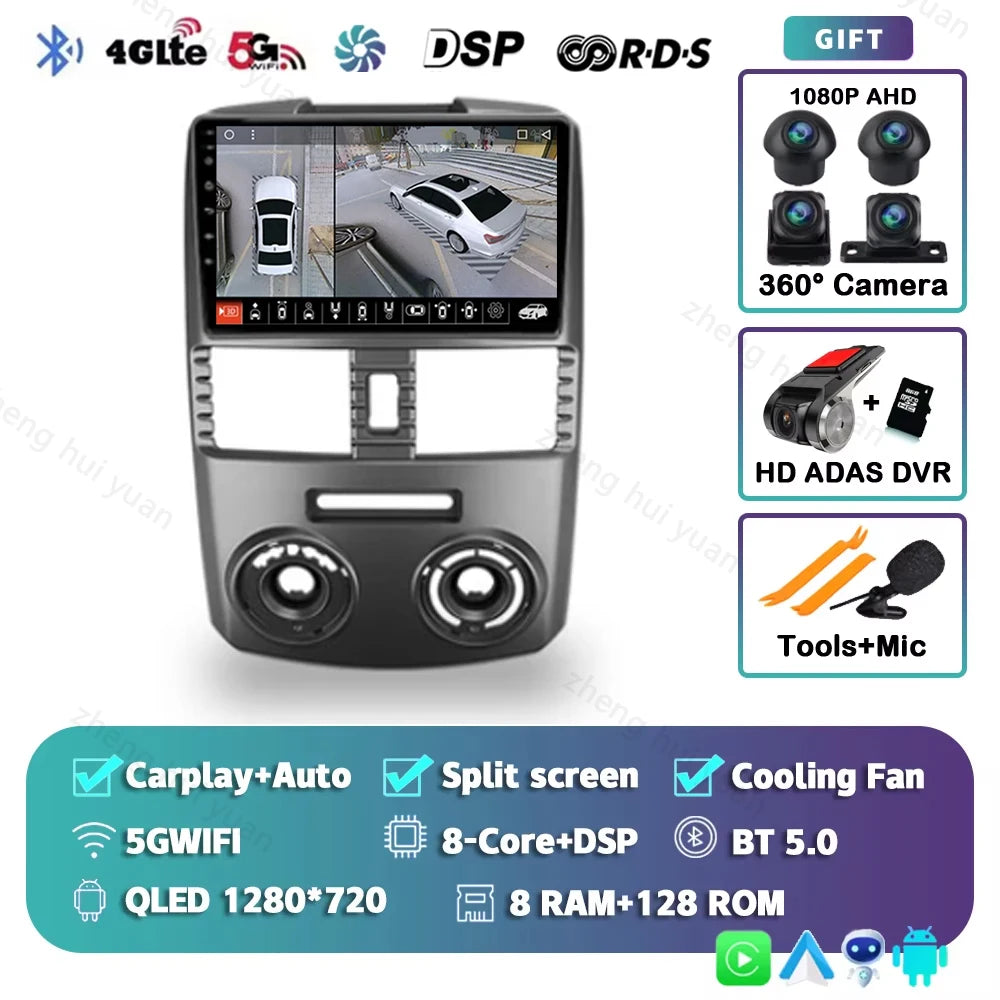 Android 15 For Toyota Rush J200 1 2006 - 2018 2K QLED Android Car Radio Multimedia Video Player GPS stereo CarPlay Head Unit 4G
