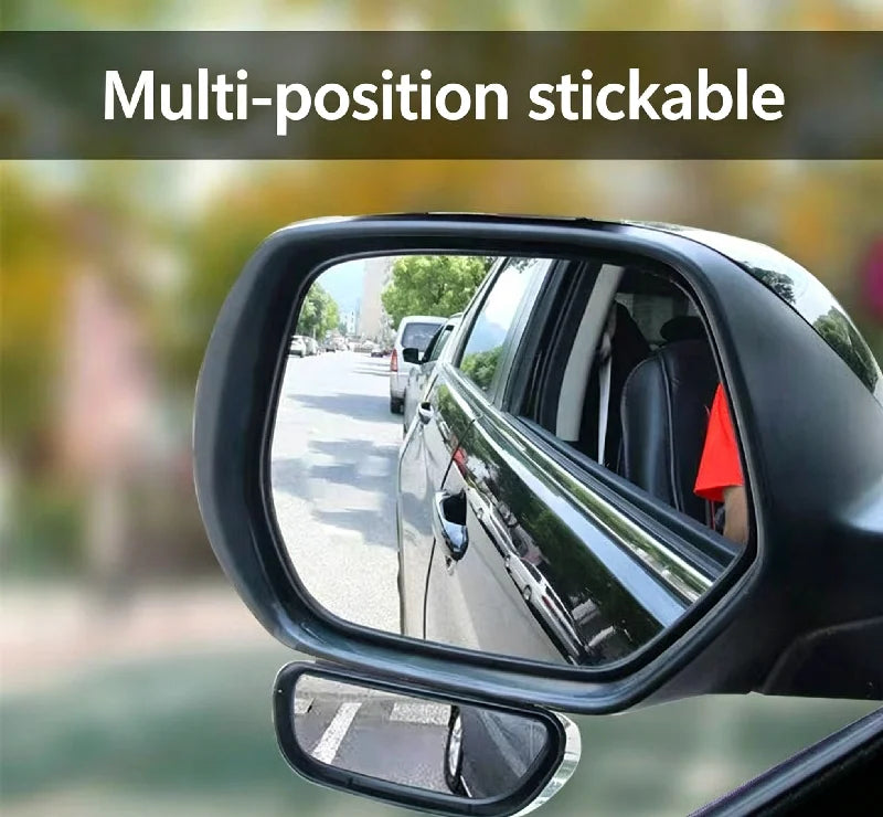 360 Degree Adjustable Wide Angle Side Rear Mirror Blind Spot Convex Mirrors for Car Reverse Parking Auxiliary Rear View Mirror