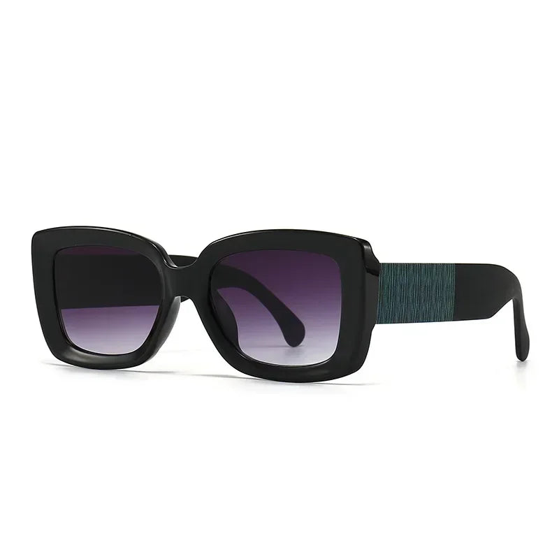 JNPCXI Square Fashion Sunglasses Women Shades UV400 Retro Gradient Men Trending Sun Glasses