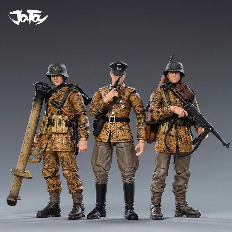 JOYTOY 1/18 3.75 Action Figure, 3PCS/SET WWII Germany Wehrmacht Military Figures