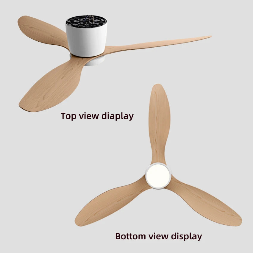 36/42/52" Inverter Ceiling Fan w/ Light, Silent, Ideal for Bedroom, Office Home