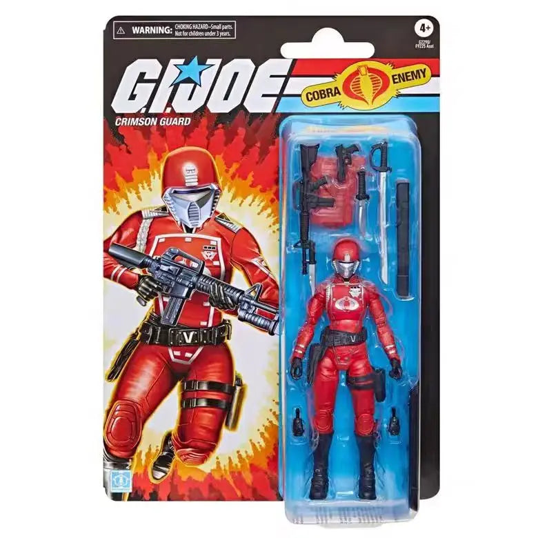 Original Hasbro G.I. Joe Classified Series Rafael 'Zap' Melendez/David 'Crazylegs' Thomas/Crimson Guard Anime Fiqure Model Toy