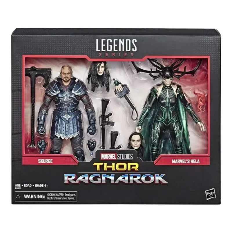 Original Hasbro Marvel Legends Series Hela Thor Figure Juice Girl Goddess of Death Skurge Action Figure Toys Model Collection