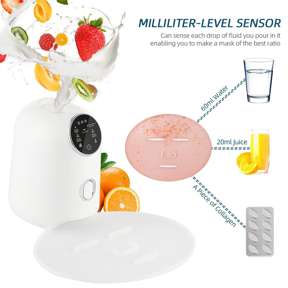 Foreverlily DIY Mask Machine Home Use Mask Making Vegetable Fruit Juice Milk Self-made Facial Mask Automatic Mask Maker SPA Care