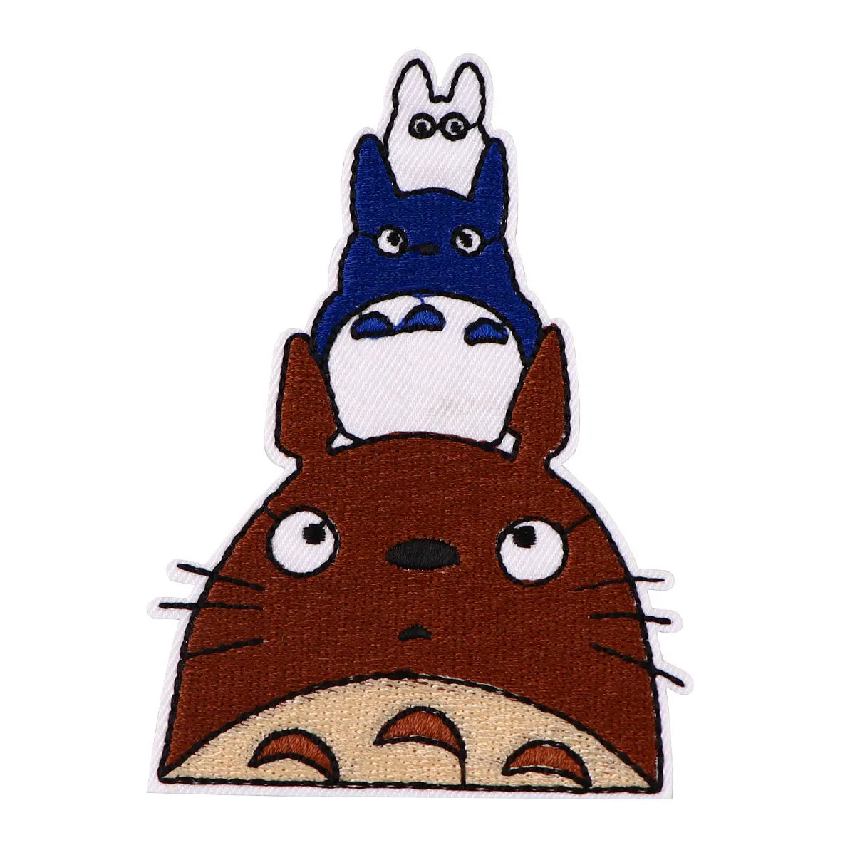 Anime Cat Embroidery Patches For Clothing Patches For Clothes Cartoon DIY Iron on Patch On Clothes Stickers