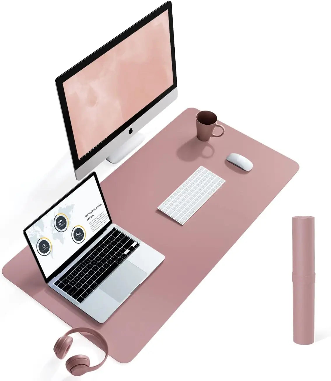 Large Size Office Desk Pad Ultra Thin Large Mouse Pad Waterproof PU Leather Desk Table Protector