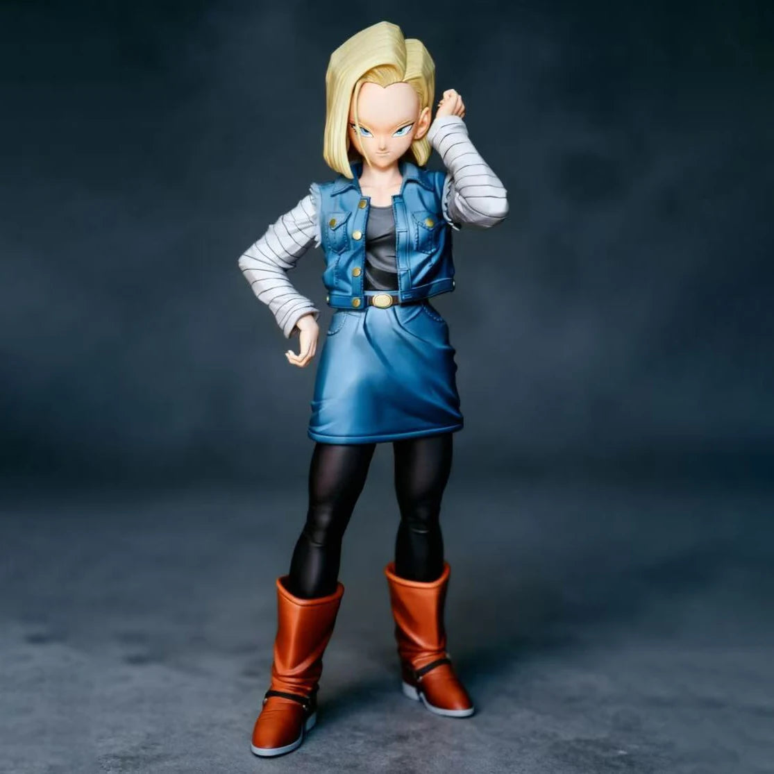 VF Statue Anime Dragon Ball Z Android 18 Figure 28cm/11.02inch Pvc Action Figures Collection Model Toys Gifts