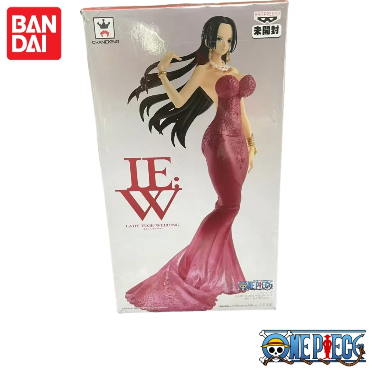 Special OfferIn Stock Bandai Original One Piece Boa Hancock Perona Weiwei Nami Wedding Dress Mol Doll Action Collection StatueFi