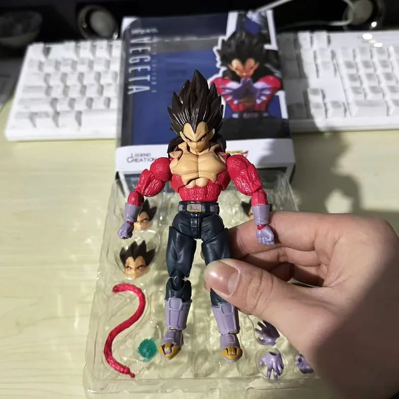 Anime Super Dragon Ball Combat Shf Saiyan Vegeta Bejita Movable Action Figure