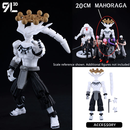 9L 3D Printed Anime Jujutsu Kaisen Sukuna Dummy 13 Shapeshift Action Figures 22