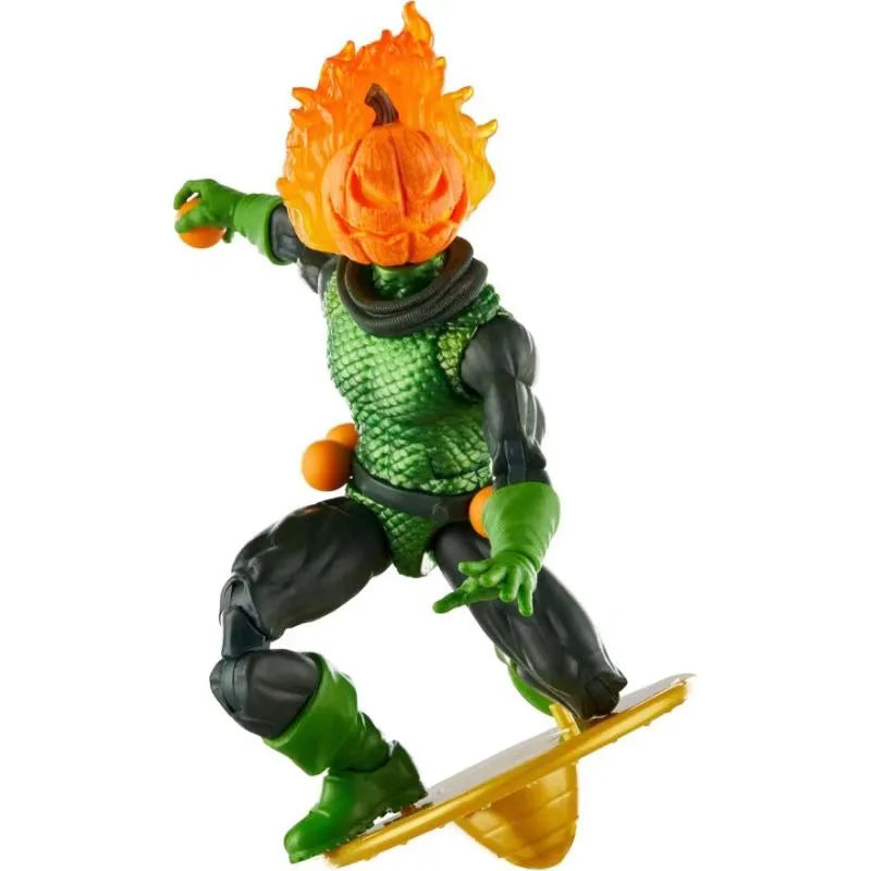 Original Hasbro Marvel Spider-Man Retro JACK O'LANTERN Anime Figure Toys Ornaments Model