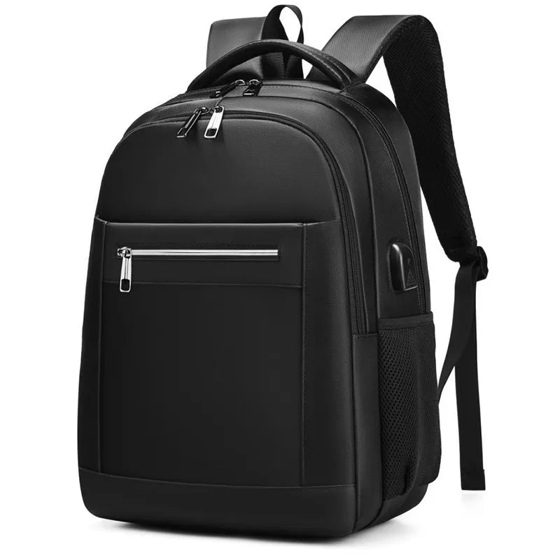 15in Versatile Backpack Repellent Oxford Cloth Computer Bag Student Backpack