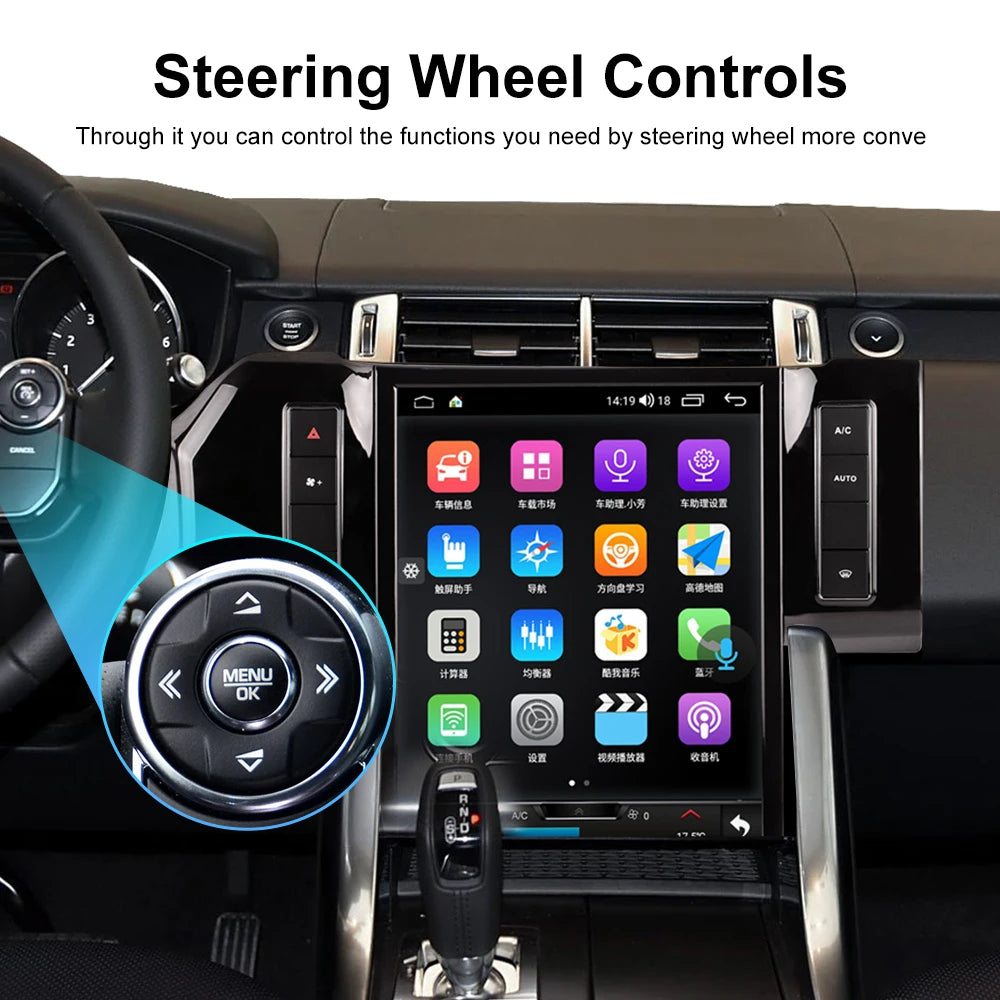 15”Carplay Android Car For Radio Range Rover Sport 2014-2017 Stereo Upgrade Touch Screen Android Auto GPS