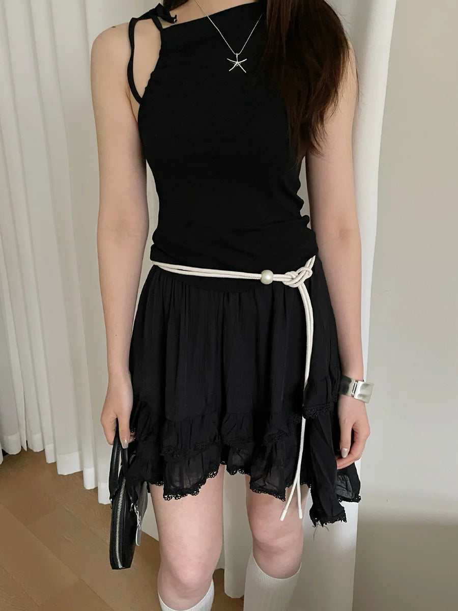 High-End Feeling Thin Waist Rope For Women Summer Waist-Cinching With Skirts Slimming And Versatile Belt With Personality