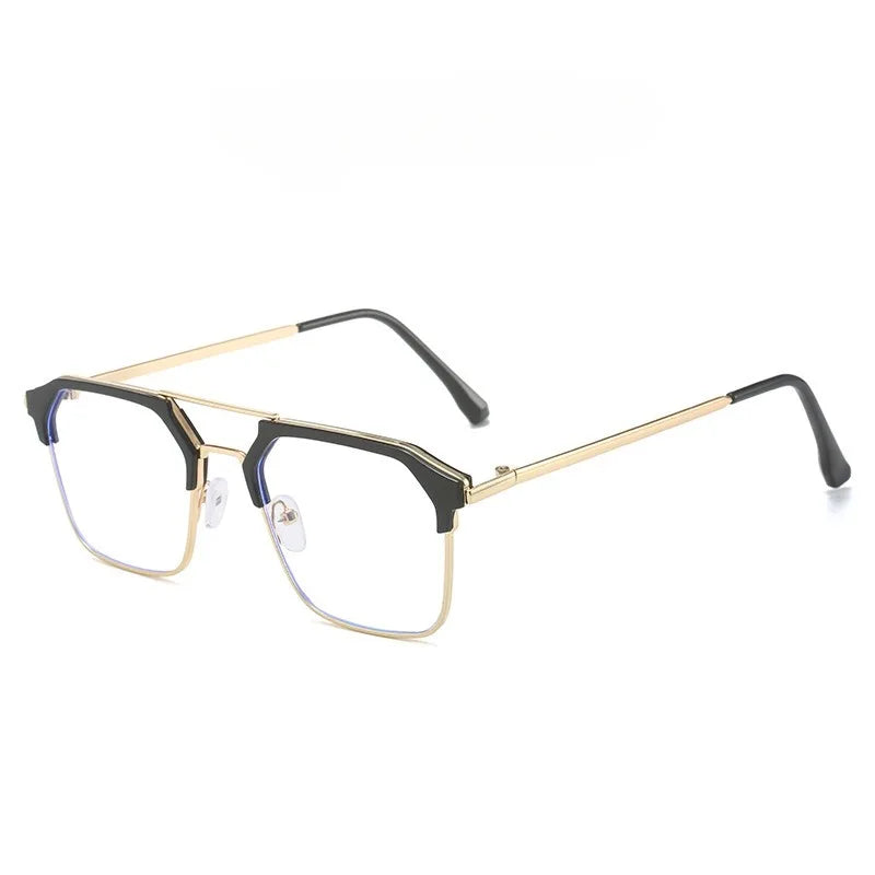 Photochromic Anti Radiation Eyeglasses for Women Transition Metal Frame Shades UV400 Eyewear