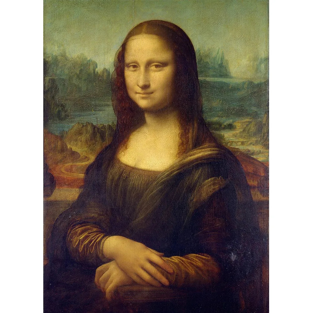 MaxRenard Jigsaw Puzzle 1000 Pieces for Adult Mona Lisa Famous Painting Toy Environmentally Friendly Paper Christmas Gift Toy