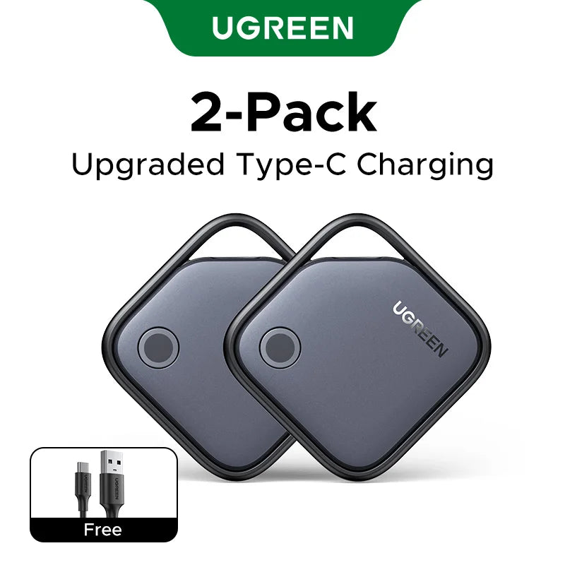 UGREEN Smart Bluetooth Tracker, Keys Finder Item Locator SmartTag Up to 2 Year Battery Phone Finder For Apple Find My (only IOS)