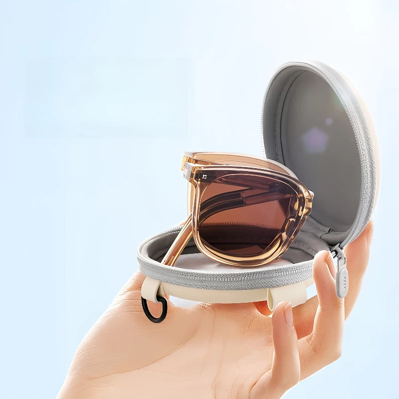 4PCS Ladies' Folding Fashion Glasses Lightweight Summer Small Face Rectangular Frame Japanese and Korean Style Accessories