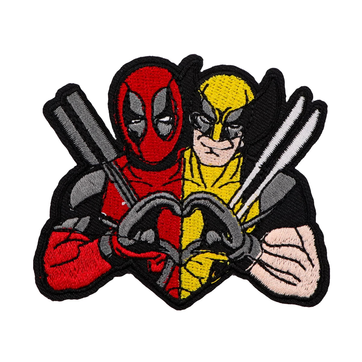 Best Friend Patches On Clothes Movie Hero Iron on Embroidered Patches For Clothing DIY Stripes Applique Accessory