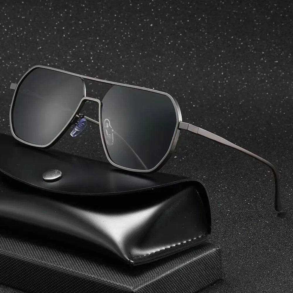 Fashion Trend Polarized Sunglasses for Men and Women Classic Toad Mirror Holiday Travel UV Resistant Sunglasses