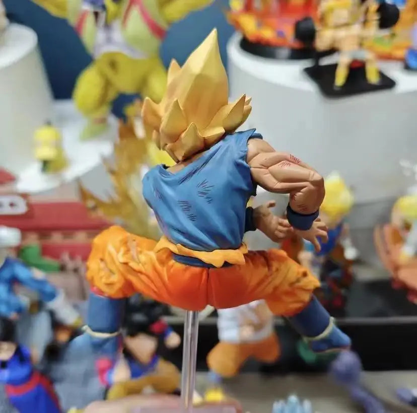 Anime Dragon Ball Z Goku Figure Super Saiyan Son Goku Action Figurine Pvc Statue Desktop Ornament Collection Model Toys Gifts