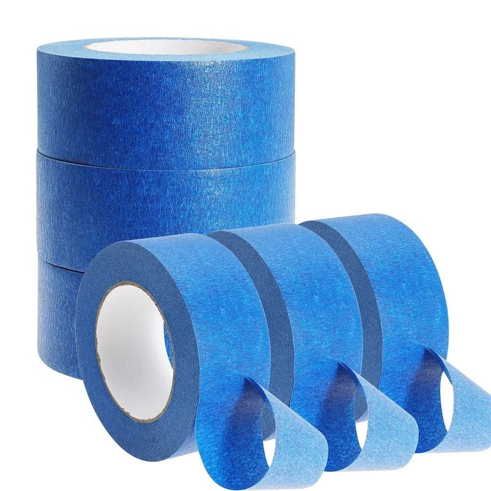 3Rolls 20m/Roll Paint Tape Multi-Surface Masking Easy Removal Paint Tape Security Wall Painting Crafts Art Construction Home