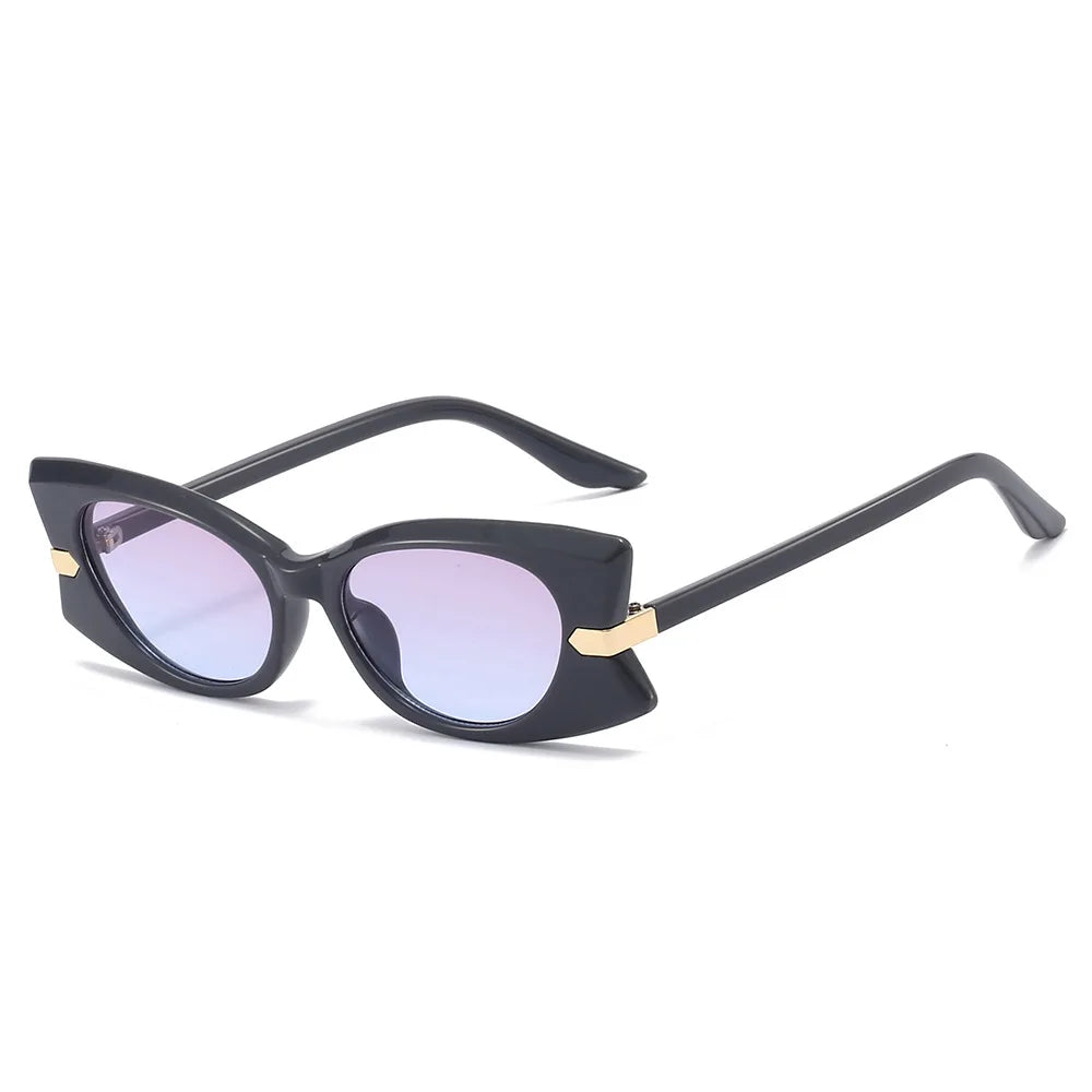 JNPCXI New High Quality Sun Glasses Travel Butterfly Frame Decoration Shades UV400 Punk Retro Sunglasses Eyeglasses for Women