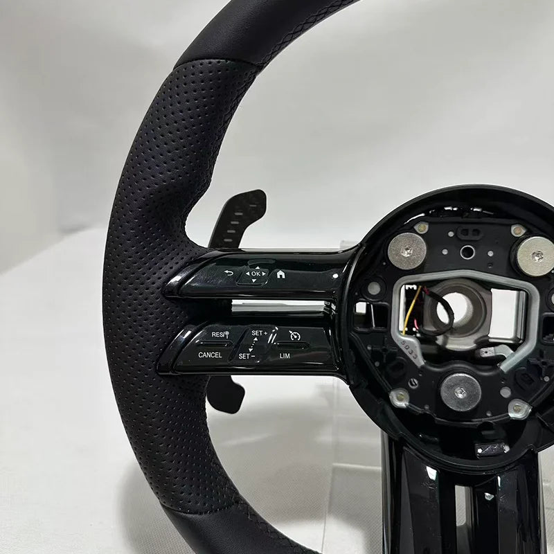 Aluminum Alloy LED Magnetic Carbon Fiber Paddle Shifters For Mercedes-Benz A45S 2023