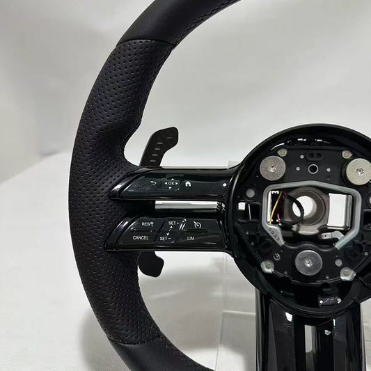 Aluminum Alloy LED Magnetic Carbon Fiber Paddle Shifters For Mercedes-Benz A45S 2023