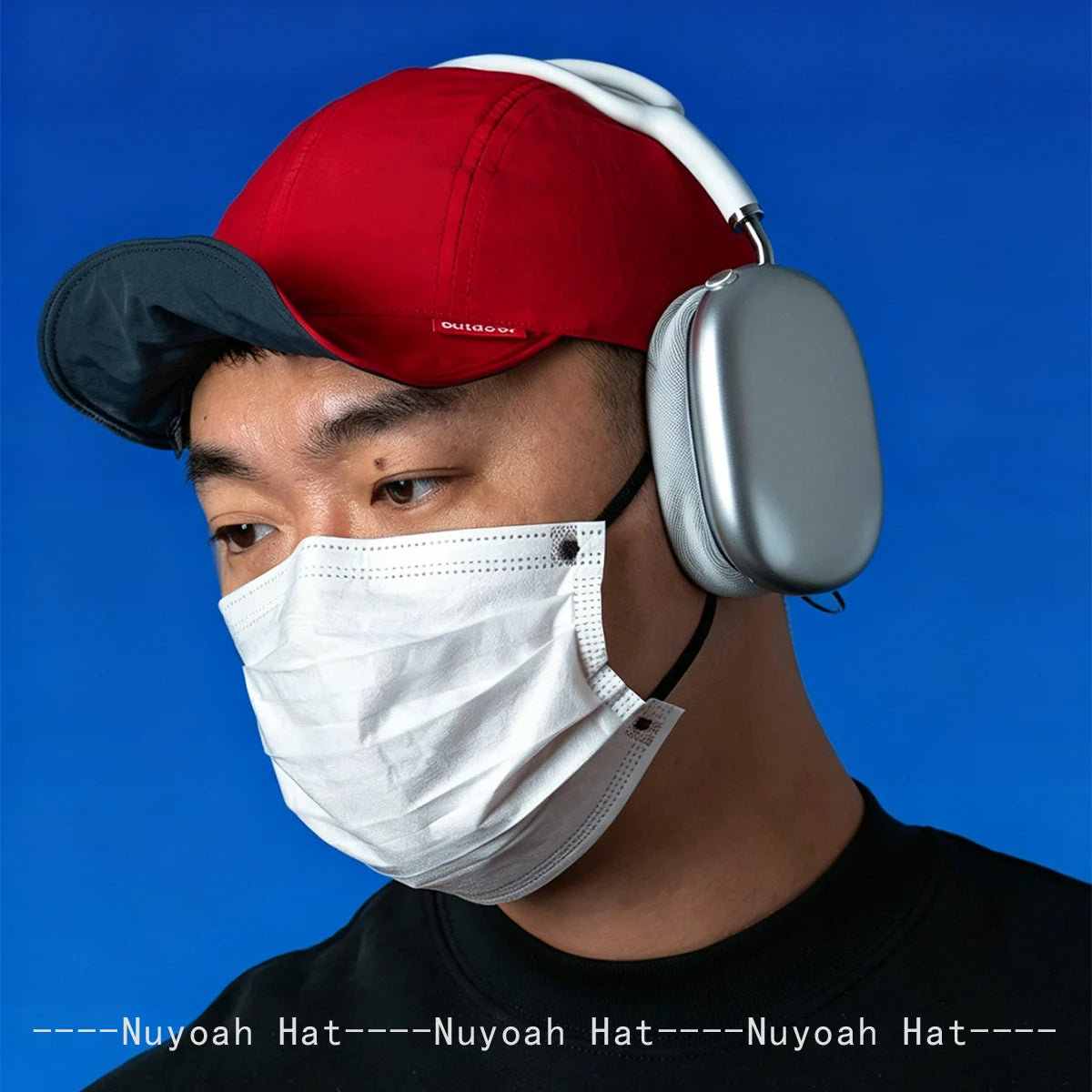 New Men Women Quick Drying Korean Letters Baseball Hats Sunshade Color Block Breathable Double-sided Wear Peaked Caps Versatile