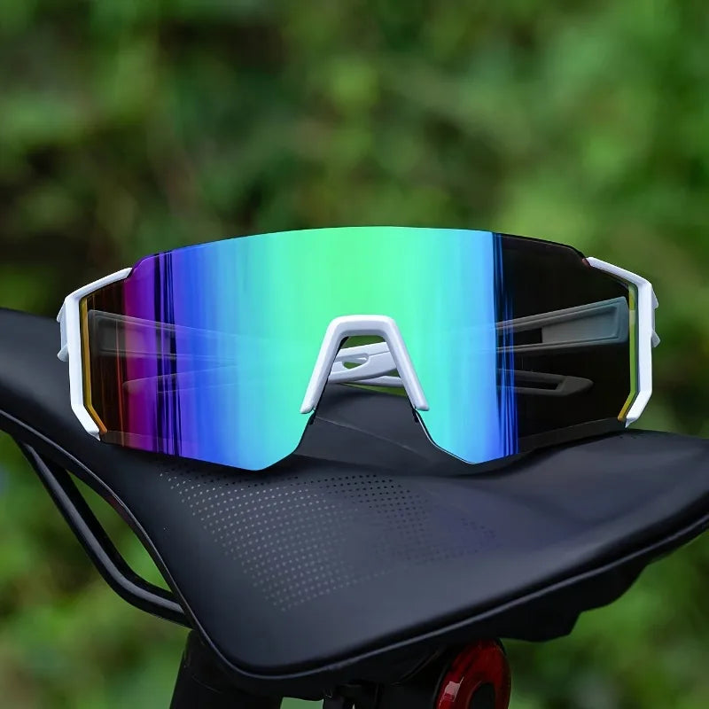 1pc Men'S Large Frame Fashion Glasses Material Lightweight  Durable Stylish Semi-Rimless Design for Everyday Use Casual Style