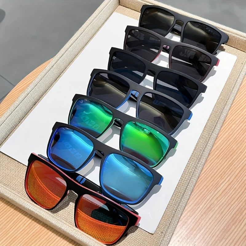 6PCS Classic Polarized Sunglasses Retro UV Resistant Driving Sunglasses for Men and Women