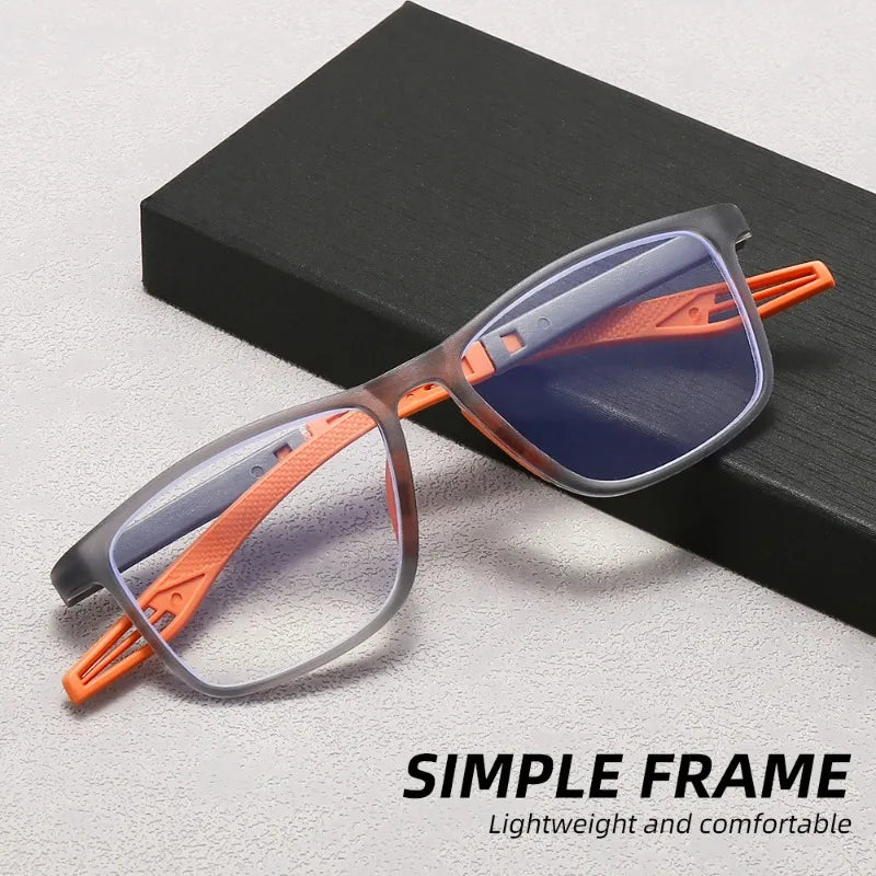10pcs Fashionable Ultra Light Large Frame Glasses Sports Presbyopia Glasses +1.0~ +4.0