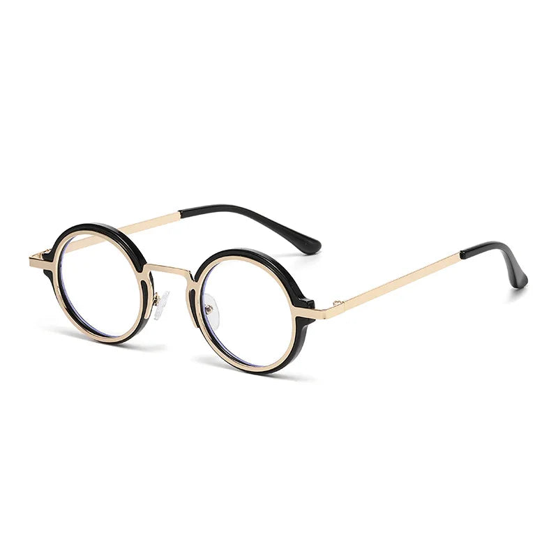 JNPCXI New Retro Round Punk Women Sunglasses Fashion Gradient Leopard Tea Shades UV400 Men Sun Glasses