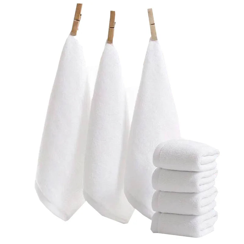 30x30cm Pure Cotton Face Towel: Soft Handkerchief for Kids, Restaurant Napkin & Multi-Purpose Rag