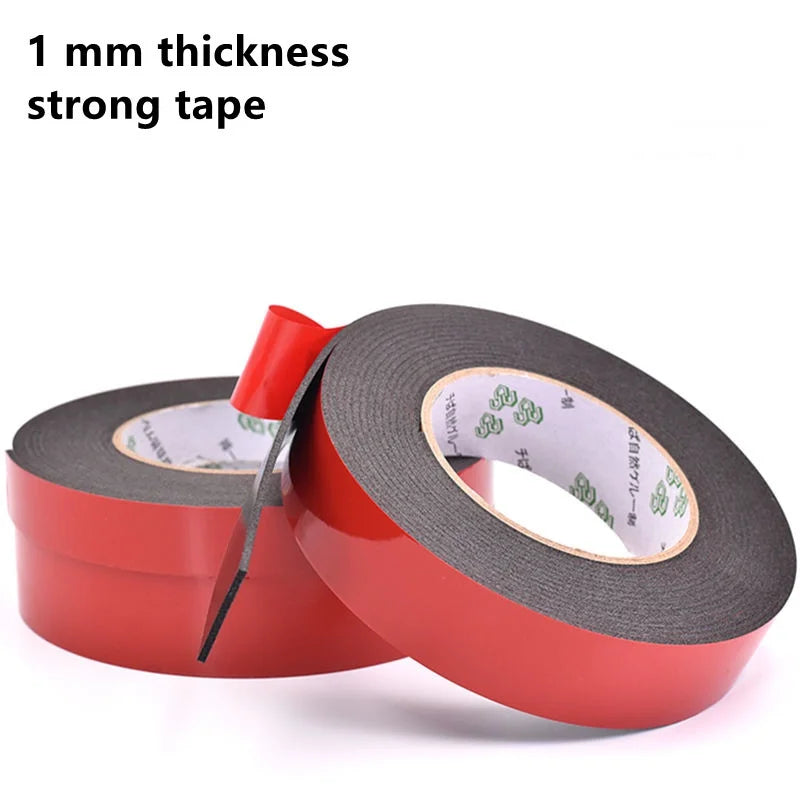 1roll 10m Super Strong Double Sided Adhesive Foam Tape, Mounting Fixing Pad Sticky Tape
