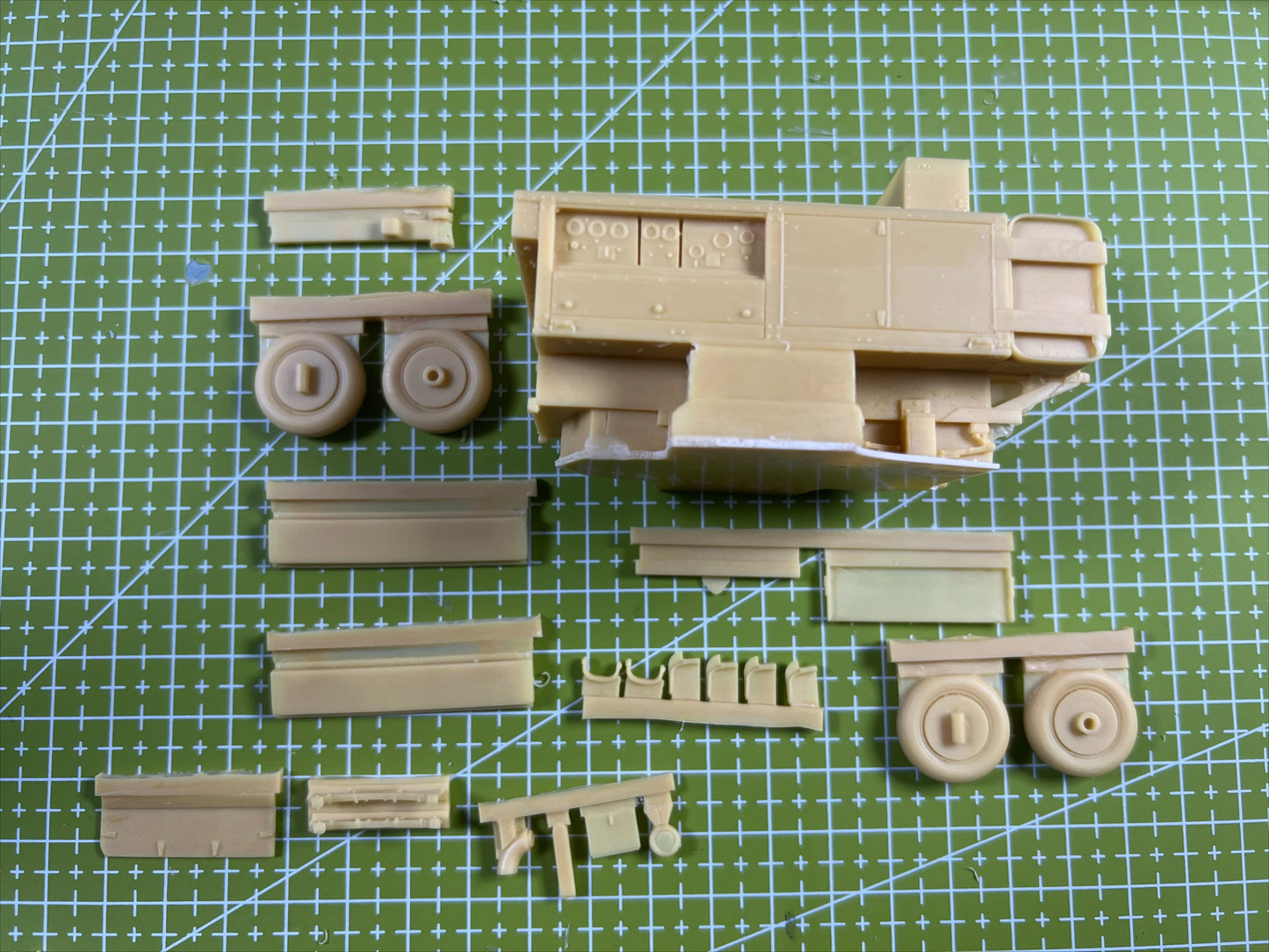 1/35 Cast Resin Model, Scene Model Making Power Generation Vehicle Gk, Uncolored Model