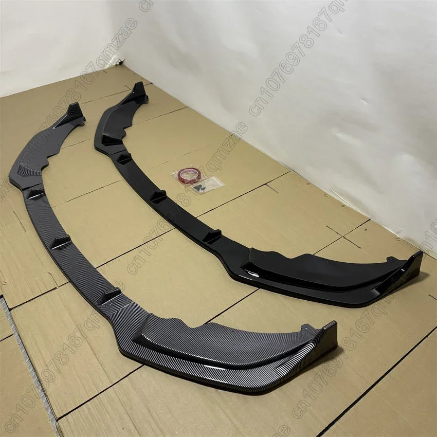 For BMW 2 Series F44 225i M235i M240i Gran Coupe M Sport 2020-2024 Car Front Bumper Lip Spoiler Diffuser Body Kit Gloss Black