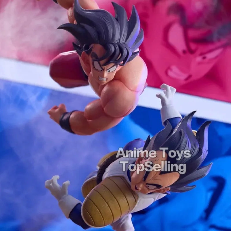 23cm/9.05in Anime Dragon Ball Z Figure, Goku Vs Vegeta Figure PVC Collectible
