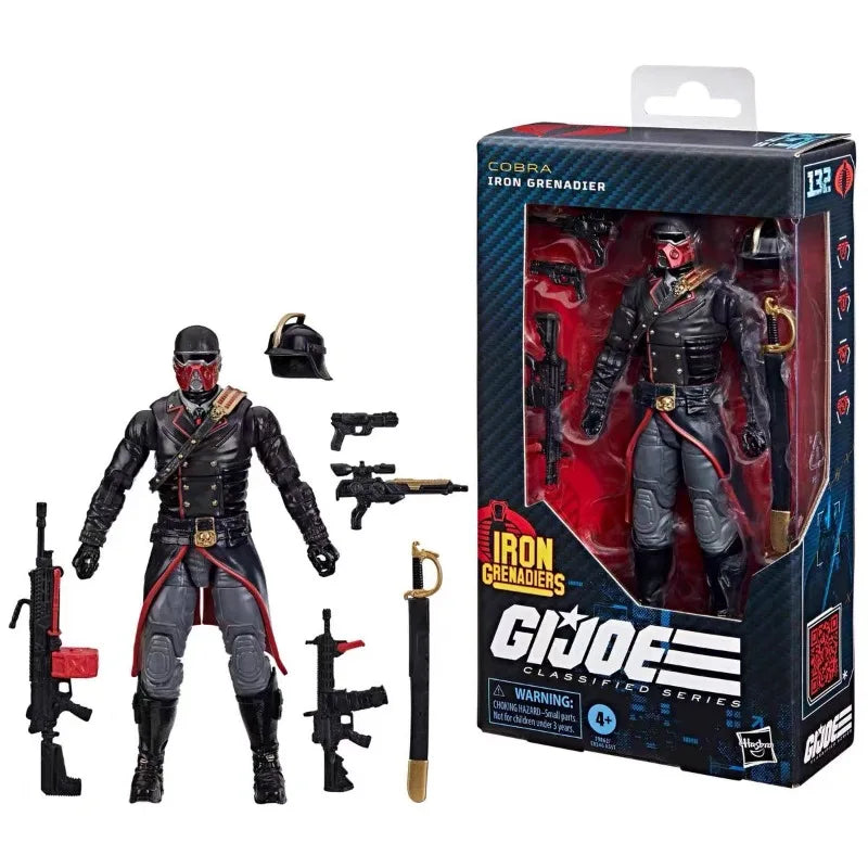 Original Hasbro G.I. Joe Classified Series COBRA 132 Iron Grenadier Action Figure Collection Toys Collection